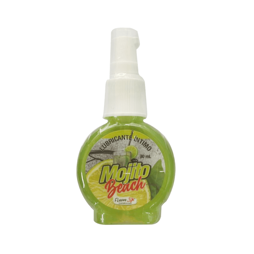 Lubricante comestible sabor Mojito.
