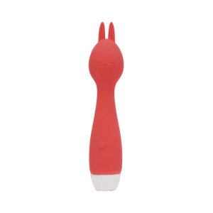 Vibrador clitorial compacto de silicona.