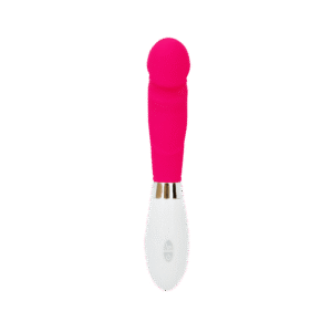 Vibrador de silicona resistente al agua.